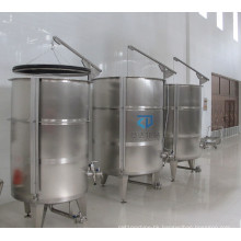 Covered floating roof  tank stainless steel storage tank milk/yogurt/beer/wine  liquid container mobile lid